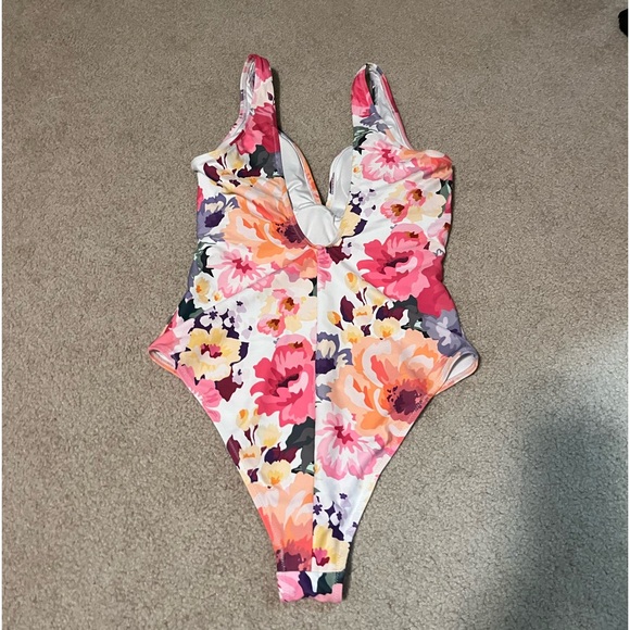 Floral One- Piece - Picture 2 of 2